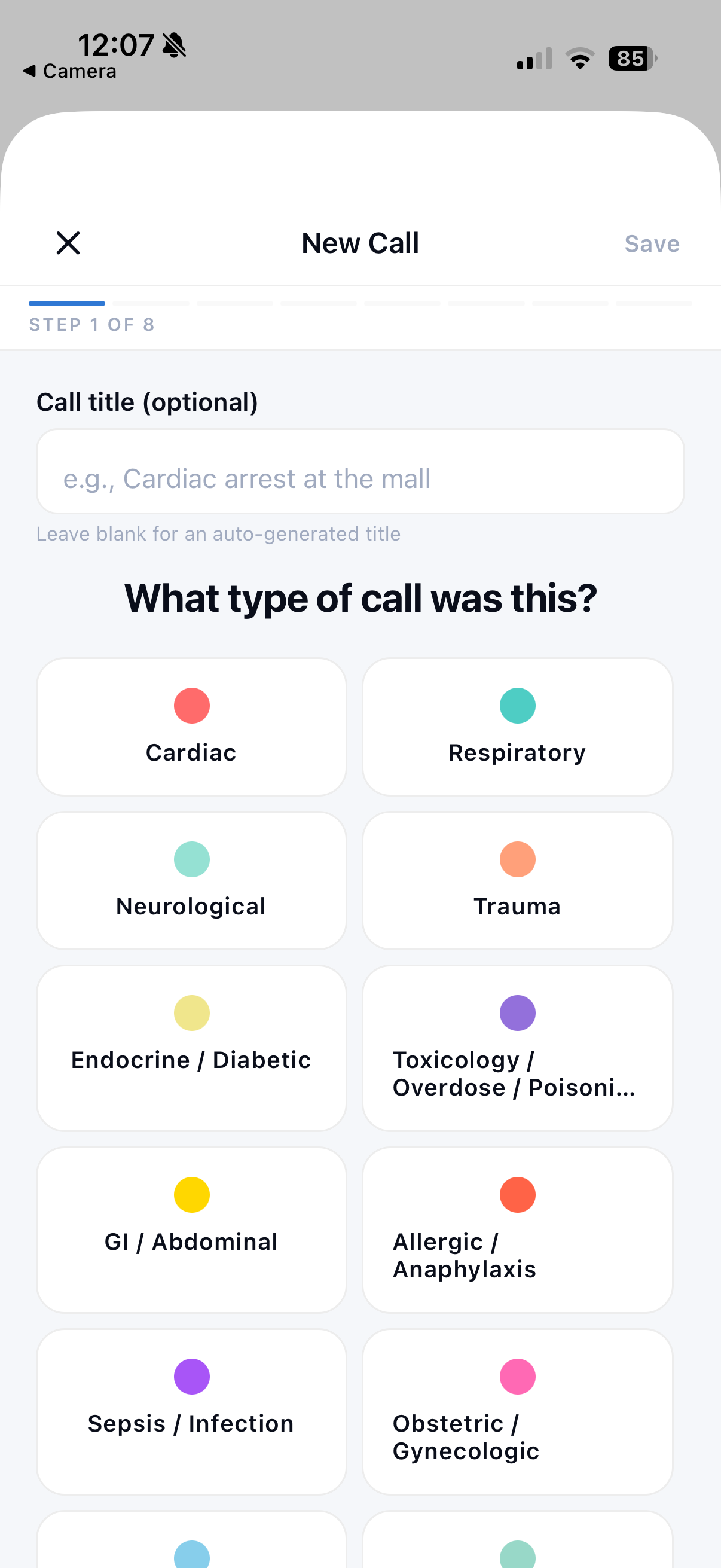 New call
